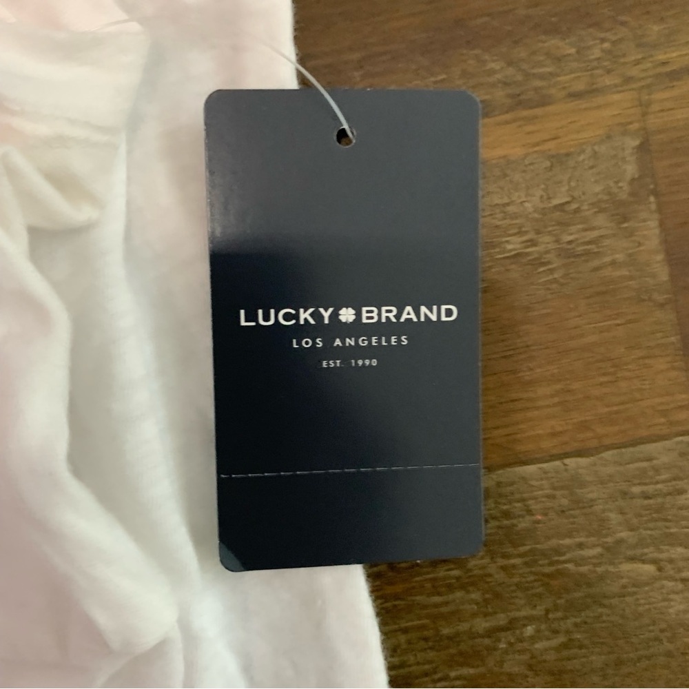 Lucky Brand rainbow pride LUCKY tee shirt. New with tags. LBGTQ+ NEW - Picture 8 of 8